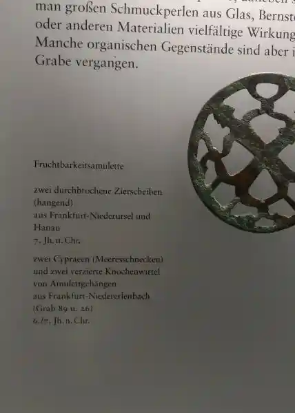 Cross-patterned Fertility Amulet